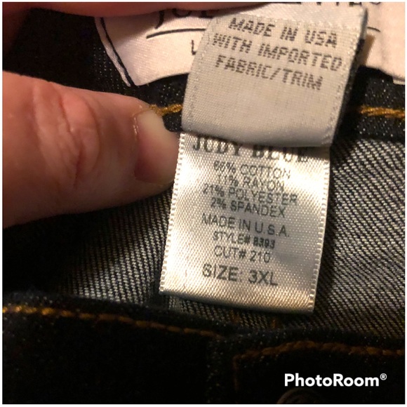 Judy Blue Jeans Mid Rise Skinny Dark Wash 3X NWT - Picture 5 of 8